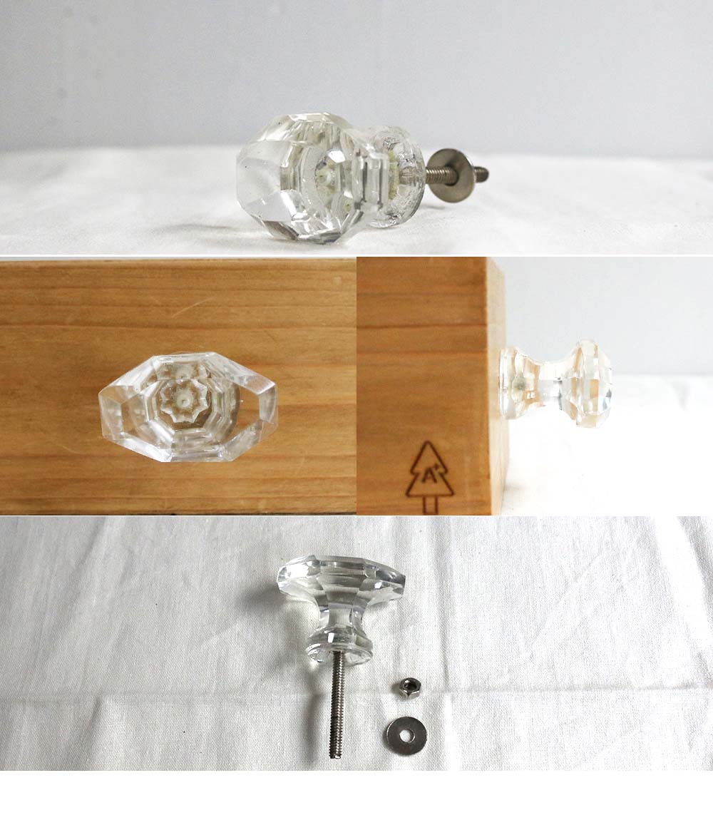 ガラス ノブ 引き出し 取っ手 家具 インテリアレトロ アンティーク
