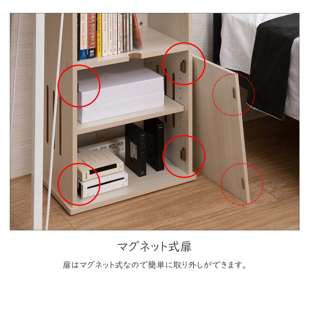 マグネット式扉