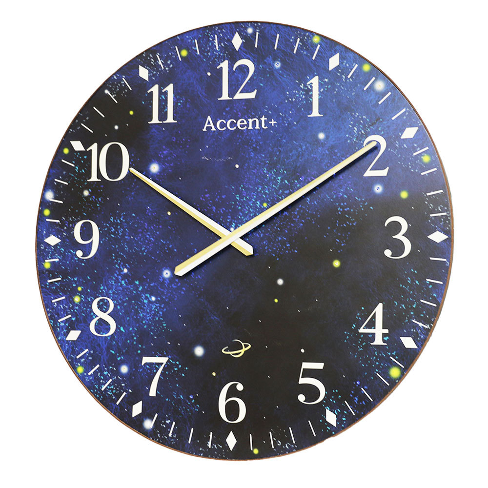 A+ (アクセントプラス) 掛け時計 大きい 大型 巨大時計 宇宙 スターズ