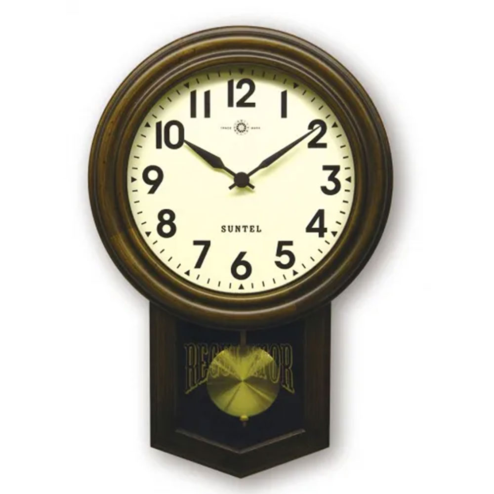 掛け時計 振り子時計 オシャレ 木製 アンティーク風 壁掛け時計 送料