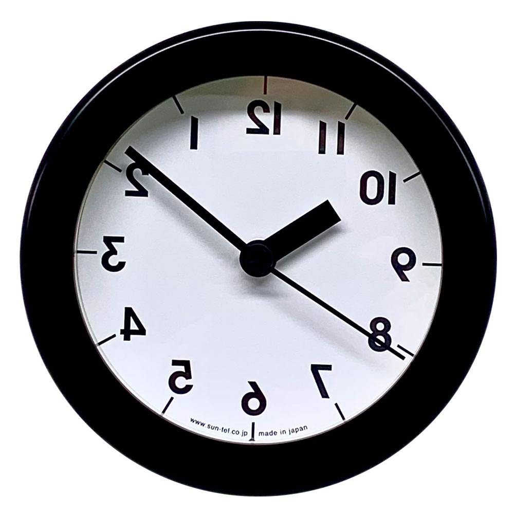 掛け置き時計 逆転時計 日本製 逆転時計 反転時計 掛置き時計 掛時計 掛け時計 壁掛け時計 壁掛時計 置時計 置き時計 掛け置き時計