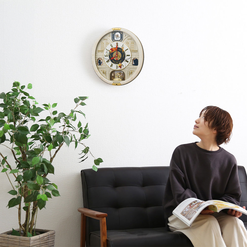 からくり時計 掛け時計 SEIKO セイコー 時計 おしゃれ クロック 店舗