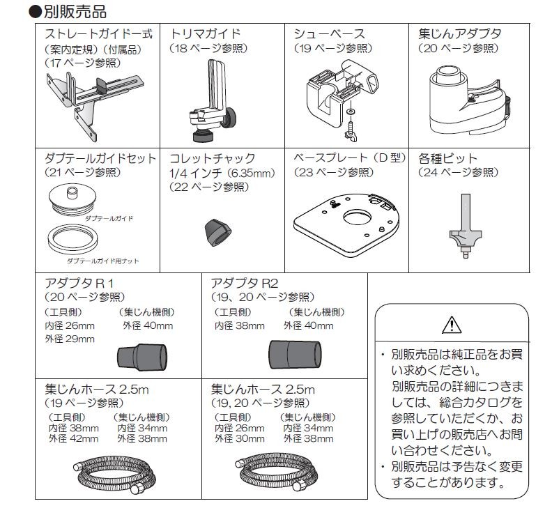 京セラ トリマー MTR-42 入門機 ネジ式調節リング スピンドルロック付 リョービ ワンタッチクランプ式 KYOCERA