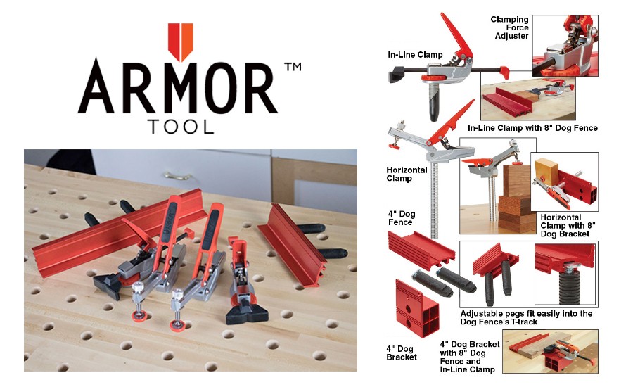 ARMOR TOOL P7-IL (Auto-Adjust In-Line Dog Clamp) : 1928063 : KQLFT