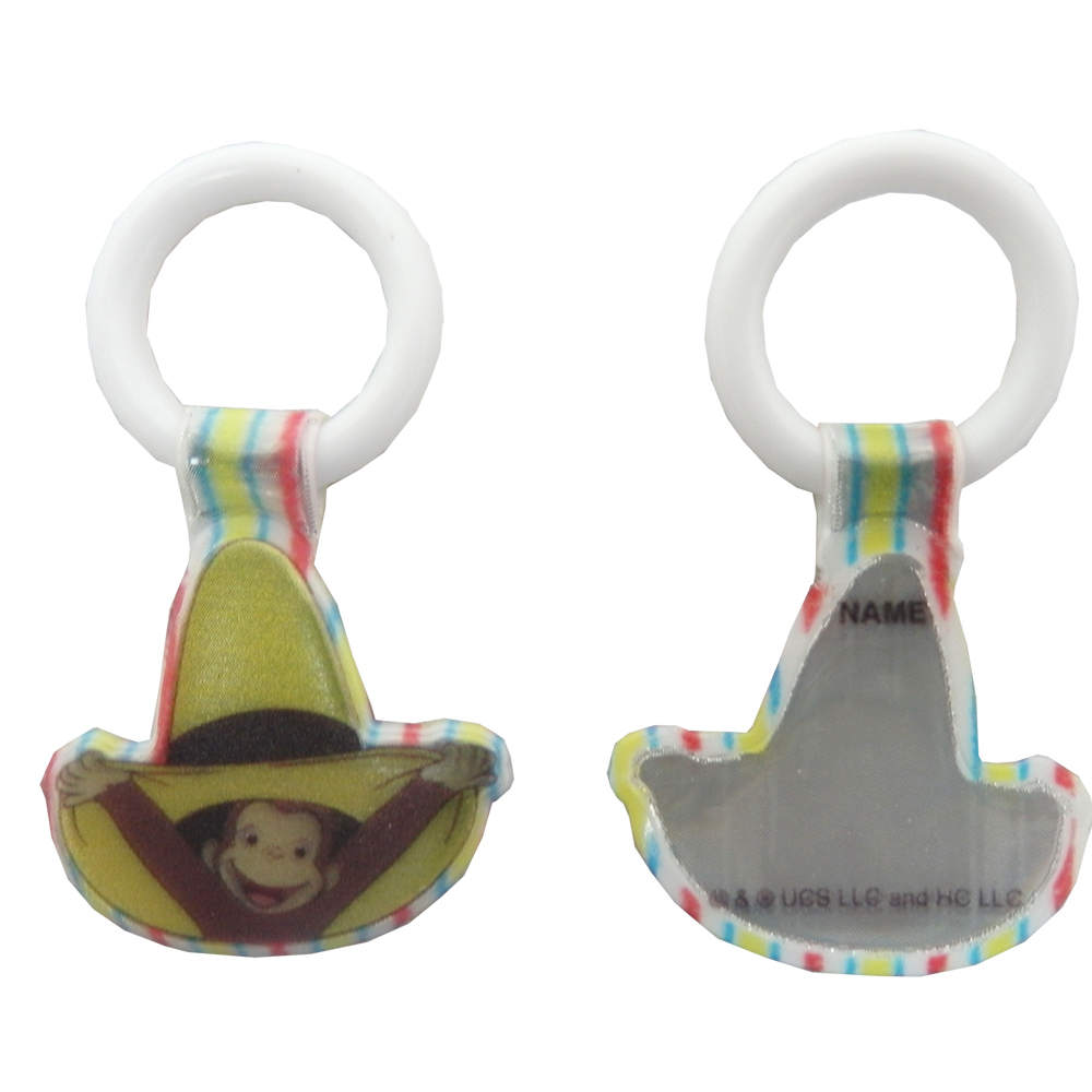 上靴 お名前タグ ネームタグ おさるのジョージ シューズタグ 1足分