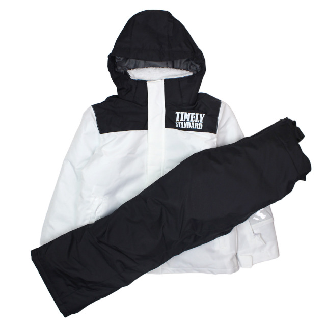 スキーウェア ジュニア 女の子 サイズ調整 耐水圧5000mm ホワイト 130 スキーウェア キッズ 女の子 ジュニア サイズ調整 耐水圧5000mm 子供