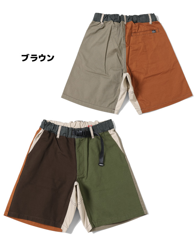 クリフメイヤー KRIFF MAYER メンズ ショートパンツ ボトムス 短パン 膝上丈 接触冷感 ウエストゴム アウトドア キャンプ マルチカラークライミングショーツ | KRIFF MAYER | 02