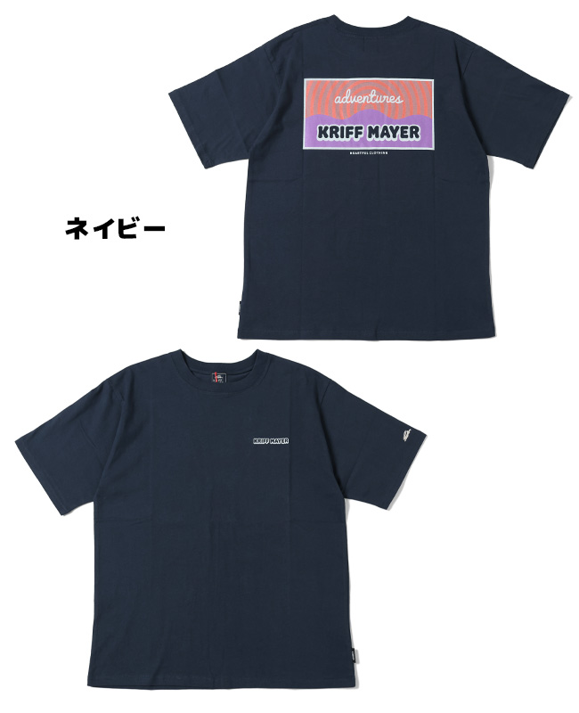 クリフメイヤー KRIFF MAYER 半袖 Tシャツ メンズ ユニセックス バックプリント ブランドロゴ コットン100% アメカジ 夏 SHUJI YAMAMOTOコラボT B｜kriffmayer｜04