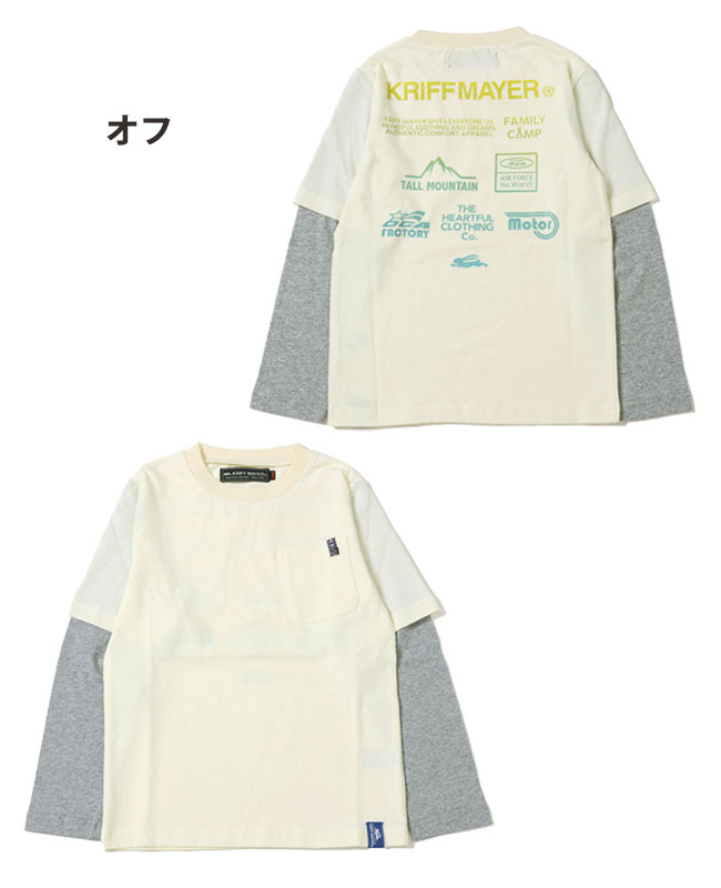 クリフメイヤー キッズ KRIFF MAYER KIDS 子供服 長袖 Tシャツ プリント レイヤー...