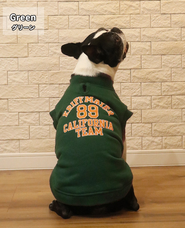 クリフメイヤードッグ KRIFF MAYER DOG アメカジ ドッグ お揃い 犬服 カレッジロゴ 暖かい ペアルック カラフル 防寒 小型犬 中型犬 ロゴ スウェット クルー | KRIFF MAYER | 05