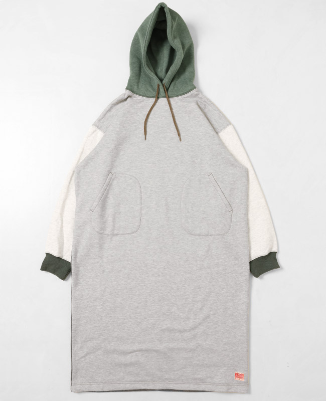 クリフメイヤー レディース KRIFF MAYER LADYS ワンピース スカート 秋 冬 ゆったり ヴィンテージ感 しっかり フード レトロ 裏起毛 杢 スウェット ワンピ