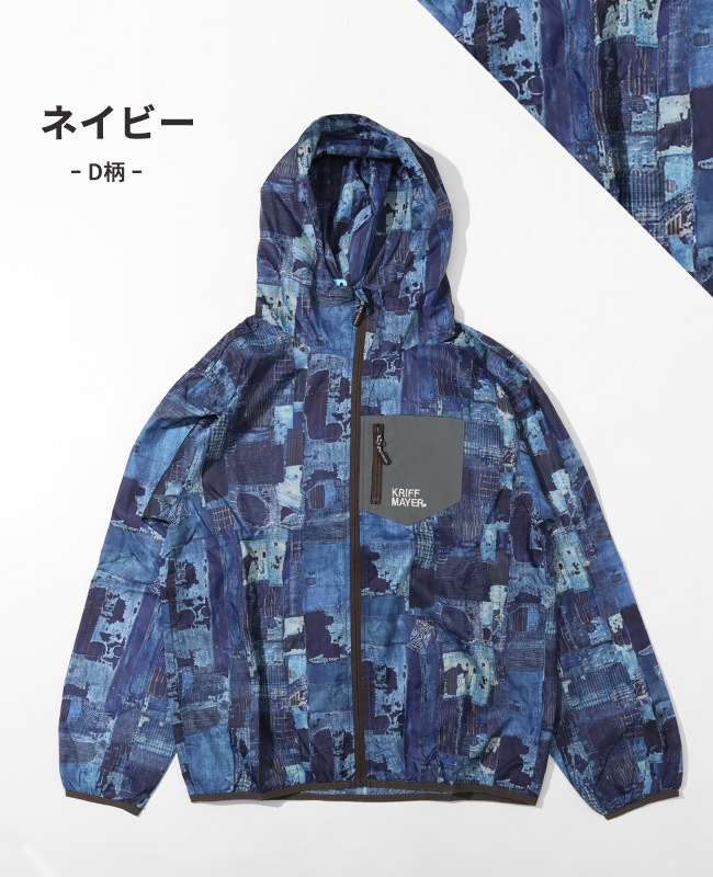 クリフメイヤー KRIFF MAYER メンズ アウター ユニセックス 長袖 マンパ 軽アウター お揃い アメカジ アウトドア 防汚 ヒッピー 撥水 総柄 フード ジャケット | KRIFF MAYER | 04