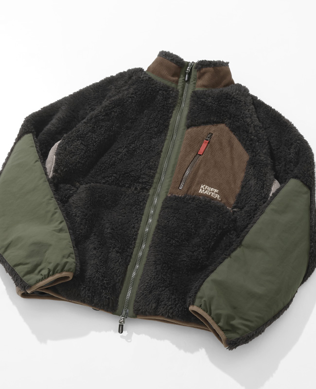 クリフメイヤー KRIFF MAYER メンズ ユニセックス アウター ボアフリース 暖かい 裏地付き おしゃれ アウトドア キャンプ 秋 冬 シャギーボアジャケット | KRIFF MAYER | 03