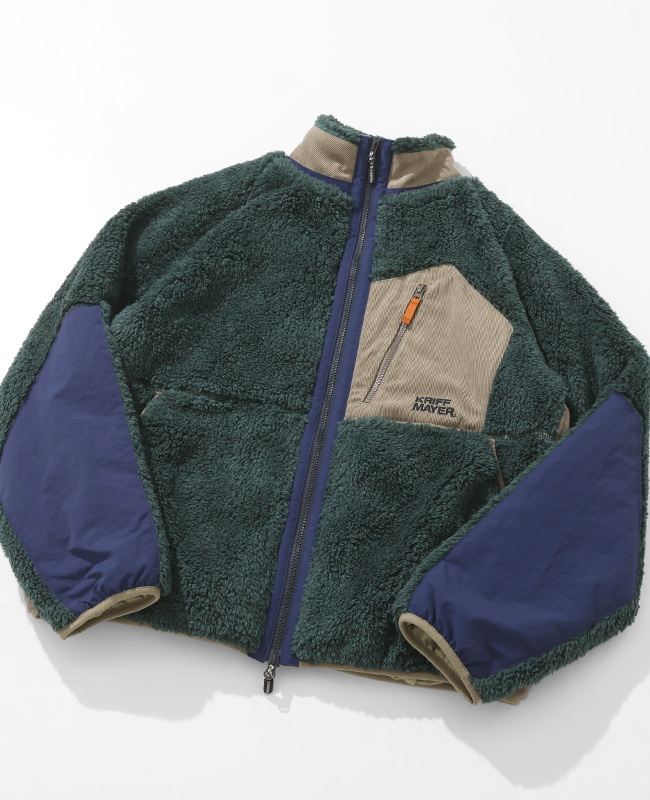 クリフメイヤー KRIFF MAYER メンズ ユニセックス アウター ボアフリース 暖かい 裏地付き おしゃれ アウトドア キャンプ 秋 冬 シャギーボアジャケット | KRIFF MAYER | 05