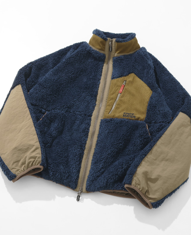 クリフメイヤー KRIFF MAYER メンズ ユニセックス アウター ボアフリース 暖かい 裏地付き おしゃれ アウトドア キャンプ 秋 冬 シャギーボアジャケット | KRIFF MAYER | 06