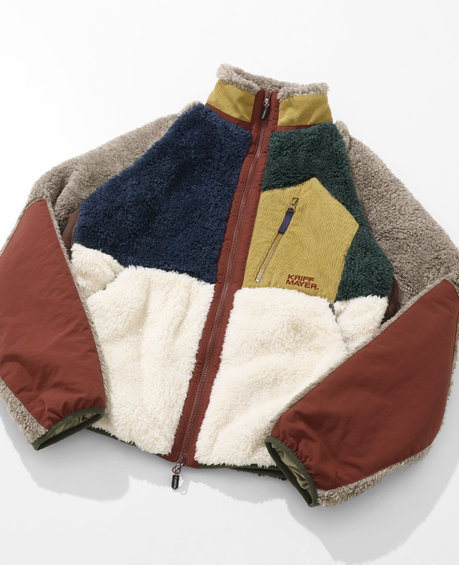 クリフメイヤー KRIFF MAYER メンズ ユニセックス アウター ボアフリース 暖かい 裏地付き おしゃれ アウトドア キャンプ 秋 冬 シャギーボアジャケット | KRIFF MAYER | 07