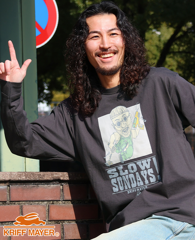 クリフメイヤー KRIFF MAYER メンズ ユニセックス 長袖 Tシャツ プリント シンプル カジュアル 綿100 コットン 春 夏 ジェントルニキ ロンT 日曜大工 | KRIFF MAYER | 04