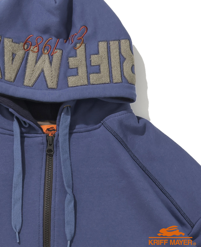 クリフメイヤー KRIFF MAYER メンズ ユニセックス スウェット ストレッチ カジュアル アメカジ フーディー のび~る 裏毛 フード 刺繍 パーカー | KRIFF MAYER | 03