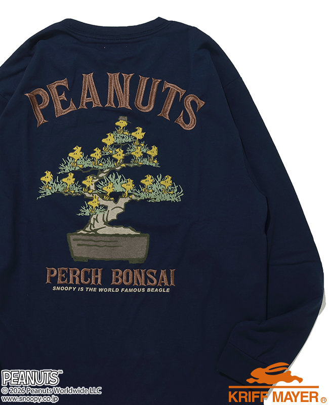 クリフメイヤー KRIFF MAYER メンズ レディース ユニセックス Tシャツ 長袖 バックプリント 2026SS スヌーピー 刺繍 ロンT 盆栽 | KRIFF MAYER | 04