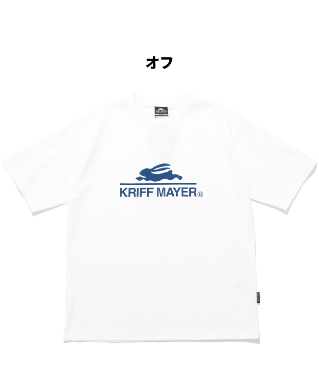 クリフメイヤー KRIFF MAYER メンズ ユニセックス Tシャツ クルーネック 丸首 ブランドロゴ プリント カットソー アメカジ 夏 フライングラビット半袖T | KRIFF MAYER | 01