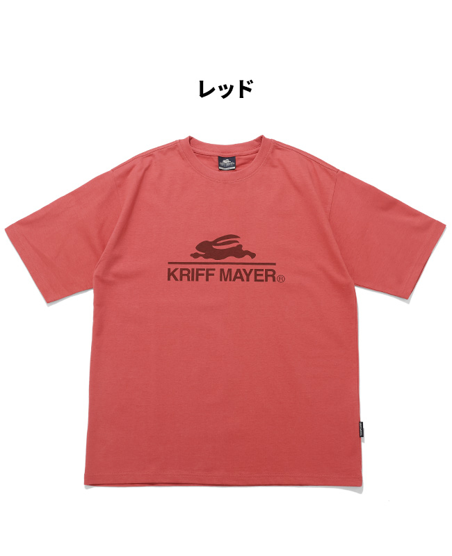 クリフメイヤー KRIFF MAYER メンズ ユニセックス Tシャツ クルーネック 丸首 ブランドロゴ プリント カットソー アメカジ 夏 フライングラビット半袖T | KRIFF MAYER | 03