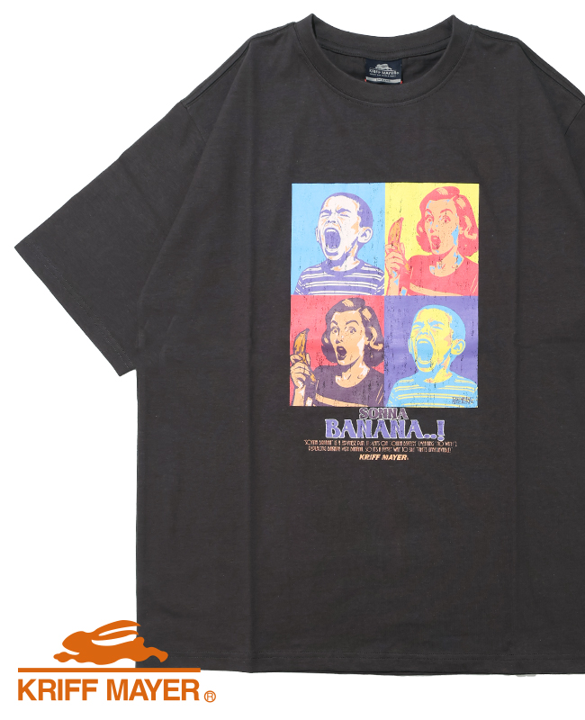 クリフメイヤー KRIFF MAYER メンズ ユニセックス プリント ロゴ アート 綿100 コットン アウトドア 夏 ダジャレ 半袖 Tシャツ ソンナバナナ | KRIFF MAYER Lady's Collection | 02