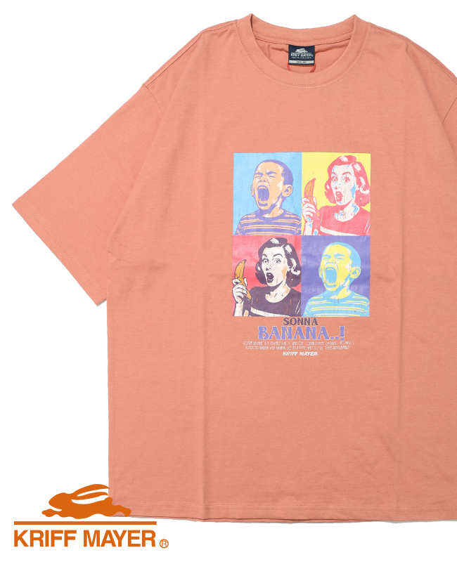 クリフメイヤー KRIFF MAYER メンズ ユニセックス プリント ロゴ アート 綿100 コットン アウトドア 夏 ダジャレ 半袖 Tシャツ ソンナバナナ | KRIFF MAYER Lady's Collection | 05