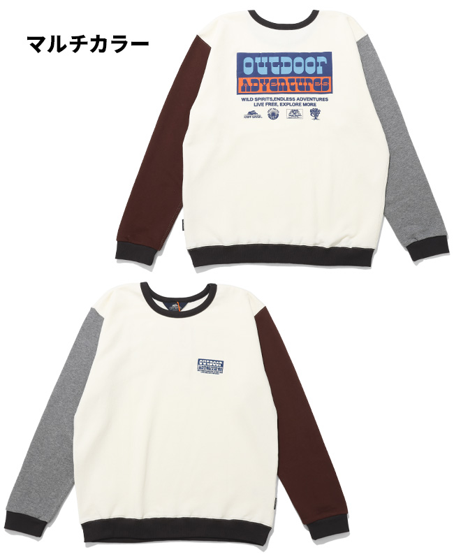 クリフメイヤー KRIFF MAYER メンズ ユニセックス スウェット 長袖 バックプリント クルーネック 刺繍 コットン アウトドア 秋 冬 春 ざっくり裏毛クルー | KRIFF MAYER | 04