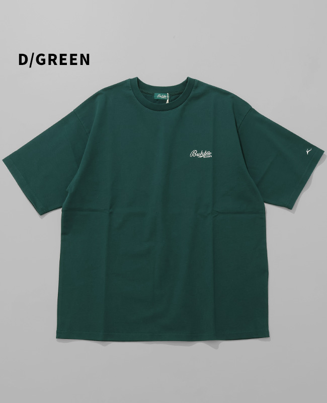 バクタ Bukta メンズ ユニセックス 半袖 Tシャツ ロゴプリント バックプリント アメカジ カジュアル スポーツ ストリート 夏 ヘビーウェイトバックロゴT 刺繍 | Bukta | 03
