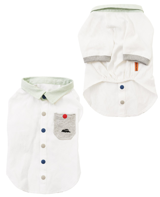 クリフメイヤードッグ KRIFF MAYER DOG シャツ ドッグ お揃い 犬服 ペアルック ストライプ 前開き 抜け毛対策 着脱簡単 ギンガム チェック ハッピーシャツ | KRIFF MAYER | 01