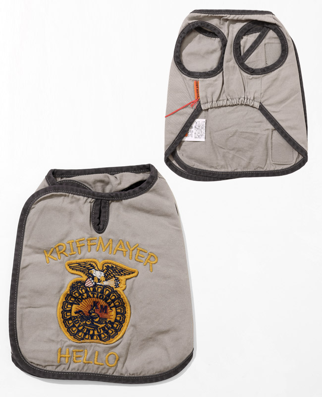 クリフメイヤードッグ KRIFF MAYER DOG アメカジ ドッグ お揃い 犬服 丈夫 ヴィンテージ感 ペアルック 軽い カラフル 着脱簡単 小型犬 中型犬 FFA ベスト | KRIFF MAYER | 01