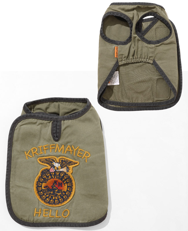 クリフメイヤードッグ KRIFF MAYER DOG アメカジ ドッグ お揃い 犬服 丈夫 ヴィンテージ感 ペアルック 軽い カラフル 着脱簡単 小型犬 中型犬 FFA ベスト | KRIFF MAYER | 05