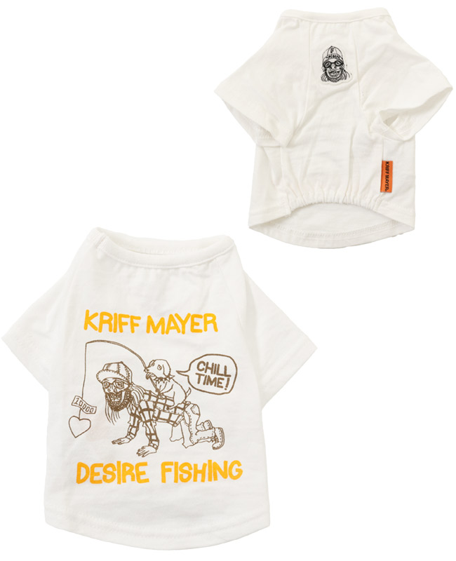 クリフメイヤードッグ KRIFF MAYER DOG Tシャツ ドッグ お揃い 犬服 ペアルック 綿100 カジュアル 抜け毛対策 着脱簡単 半袖 カラフル チルタイム T 釣り | KRIFF MAYER | 01