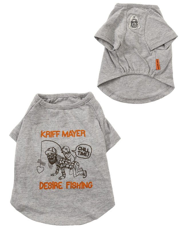 クリフメイヤードッグ KRIFF MAYER DOG Tシャツ ドッグ お揃い 犬服 ペアルック 綿100 カジュアル 抜け毛対策 着脱簡単 半袖 カラフル チルタイム T 釣り | KRIFF MAYER | 02