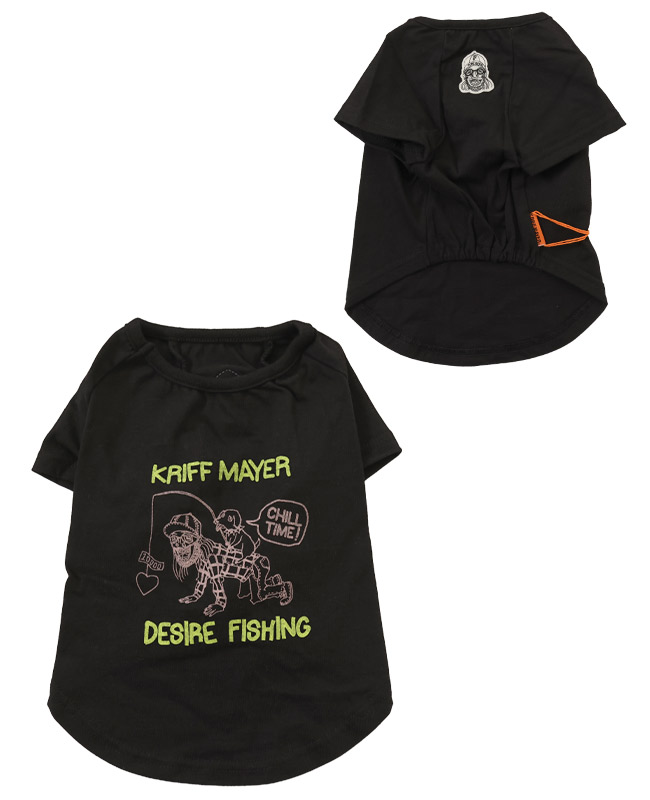 クリフメイヤードッグ KRIFF MAYER DOG Tシャツ ドッグ お揃い 犬服 ペアルック 綿100 カジュアル 抜け毛対策 着脱簡単 半袖 カラフル チルタイム T 釣り | KRIFF MAYER | 03