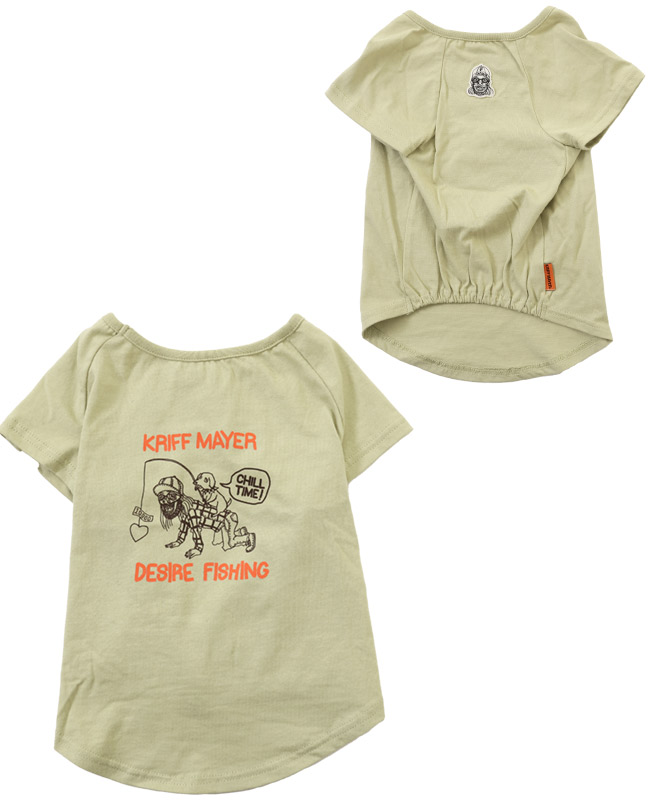 クリフメイヤードッグ KRIFF MAYER DOG Tシャツ ドッグ お揃い 犬服 ペアルック 綿100 カジュアル 抜け毛対策 着脱簡単 半袖 カラフル チルタイム T 釣り | KRIFF MAYER | 05