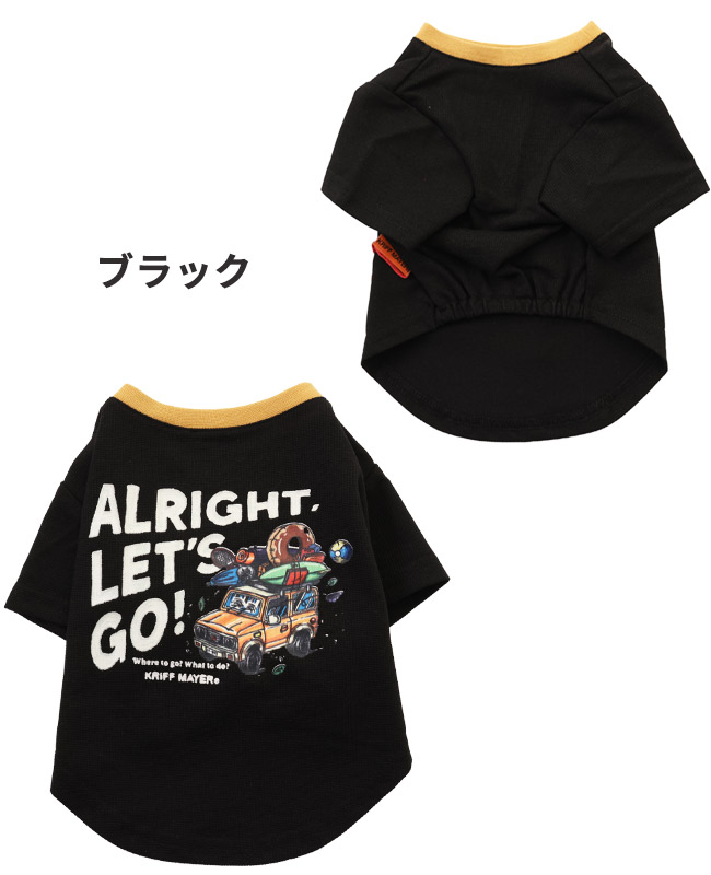 クリフメイヤードッグ KRIFF MAYER DOG Tシャツ ドッグ お揃い 犬服 ペアルック 防蚊 カジュアル 抜け毛対策 着脱簡単 半袖 カラフル BUG PROOF プリントT 車 | KRIFF MAYER | 03