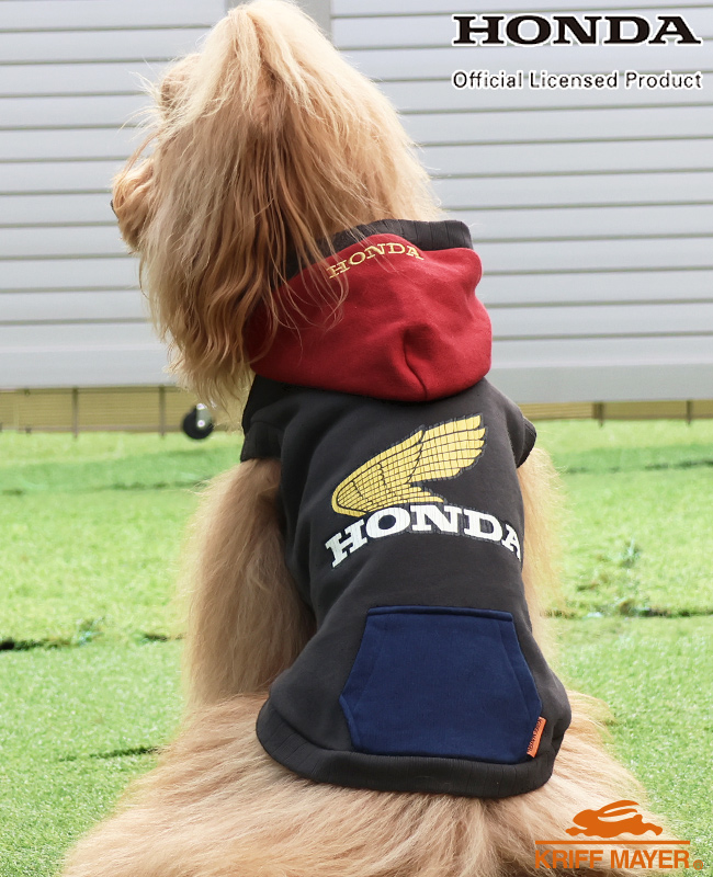 クリフメイヤードッグ KRIFF MAYER DOG スウェット ドッグ ホンダ 犬服 裏起毛 カジュアル 抜け毛対策 バイク HONDA コラボ パーカー | KRIFF MAYER | 04