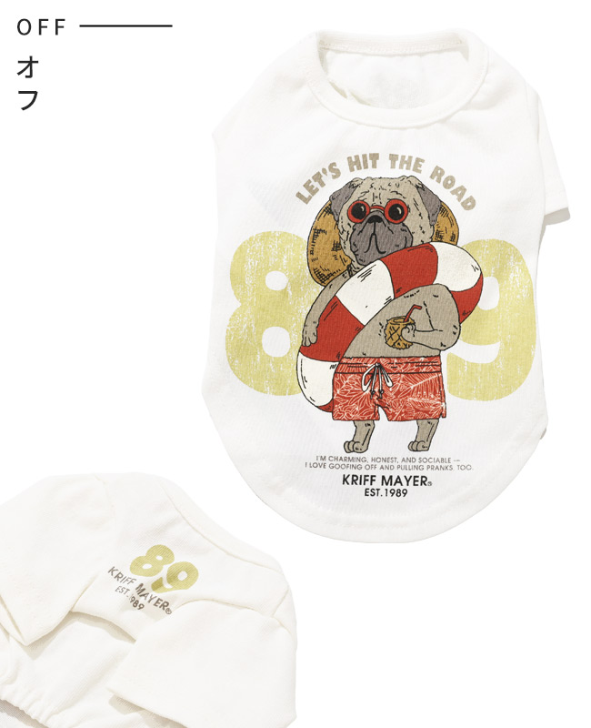 KRIFF MAYER（クリフメイヤー） ドッグ KRIFF MAYER DOG プリントT お