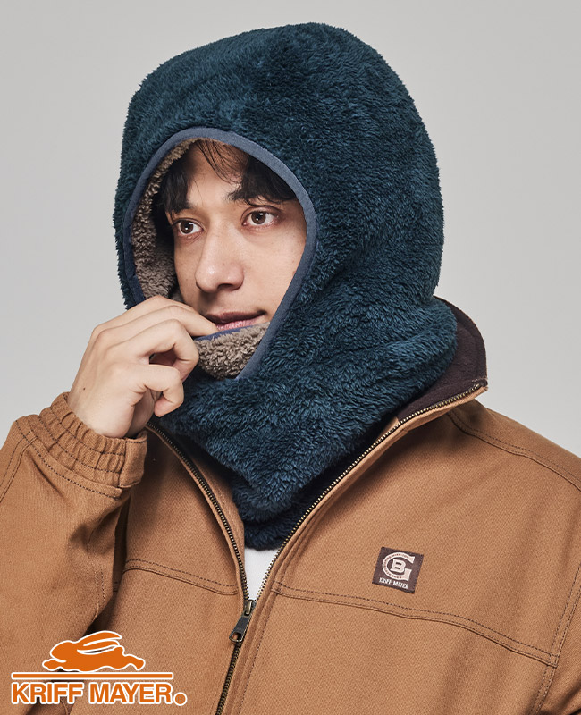 クリフメイヤー KRIFF MAYER フード型 ボリューム ネックウォーマー イヤーマフ マフラー 防寒 贈り物 ギフト キッズ メンズ レディース パイピング バラクラバ | KRIFF MAYER Kid's Collection | 04