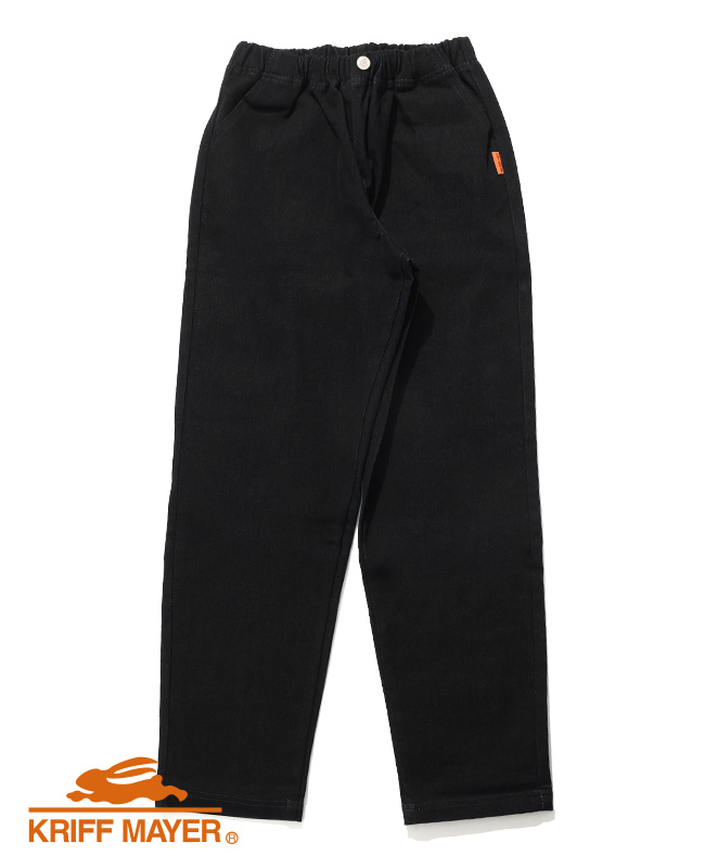 クリフメイヤー キッズ KRIFF MAYER KIDS 子供服 長ズボン ロングパンツ ズボン デニム 小学生 中学生 2025FW 裏起毛 カラーデニム ゆったり パンツ | KRIFF MAYER Kid's Collection | 01