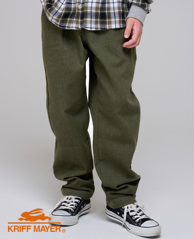 クリフメイヤー キッズ KRIFF MAYER KIDS 子供服 長ズボン ロングパンツ ズボン デニム 小学生 中学生 2025FW 裏起毛 カラーデニム ゆったり パンツ | KRIFF MAYER Kid's Collection | 03