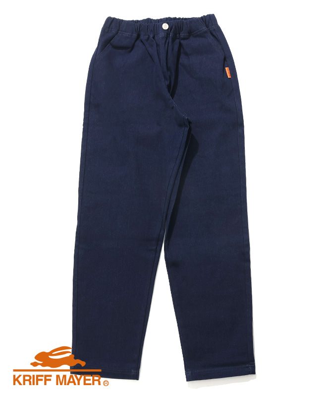 クリフメイヤー キッズ KRIFF MAYER KIDS 子供服 長ズボン ロングパンツ ズボン デニム 小学生 中学生 2025FW 裏起毛 カラーデニム ゆったり パンツ | KRIFF MAYER Kid's Collection | 04