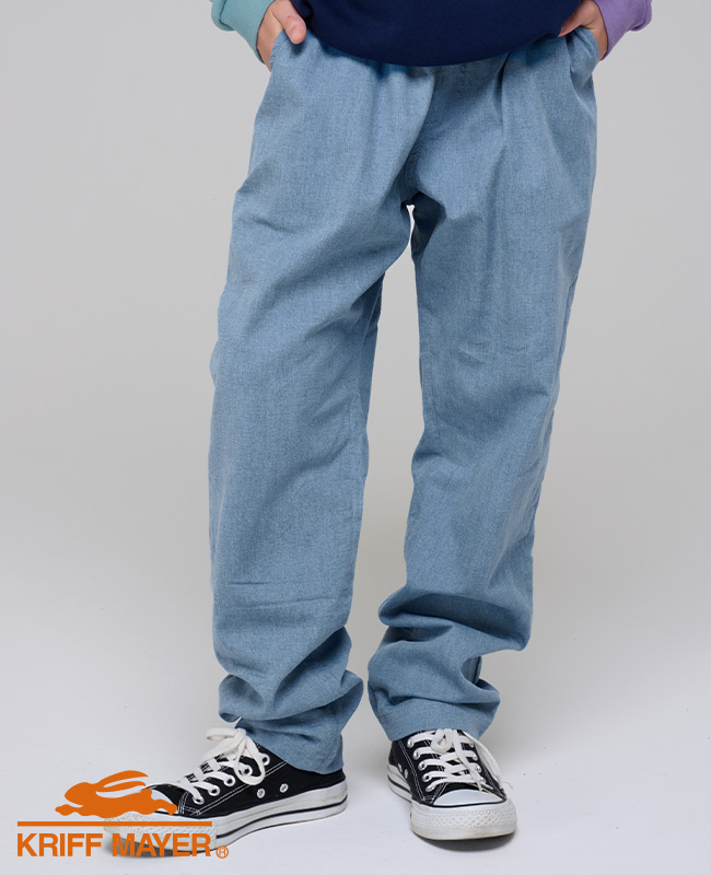クリフメイヤー キッズ KRIFF MAYER KIDS 子供服 長ズボン ロングパンツ ズボン パンツ 裏地付き キャンプ 小学生 中学生 2025FW 裏付き ツイル ライトパンツ | KRIFF MAYER Kid's Collection | 04