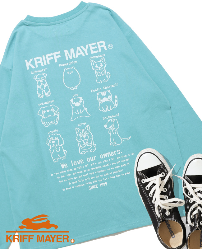 クリフメイヤー キッズ KRIFF MAYER KIDS 子供服 ジュニア 長袖 Tシャツ かわいい かっこいい お洒落 春 秋 冬 温調 プリント ロンT ほぼ犬 WEB限定 | KRIFF MAYER Kid's Collection | 04