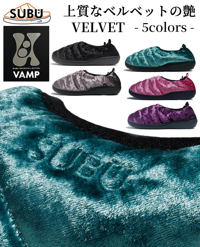 SUBU（スブ） SUBU VELVET ベルベット シューズ サンダル メンズ