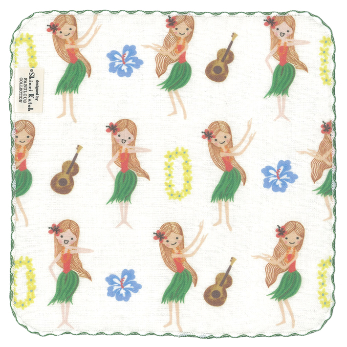 タオルハンカチ プレゼント レディース 女性 フラ フラダンス 発表会