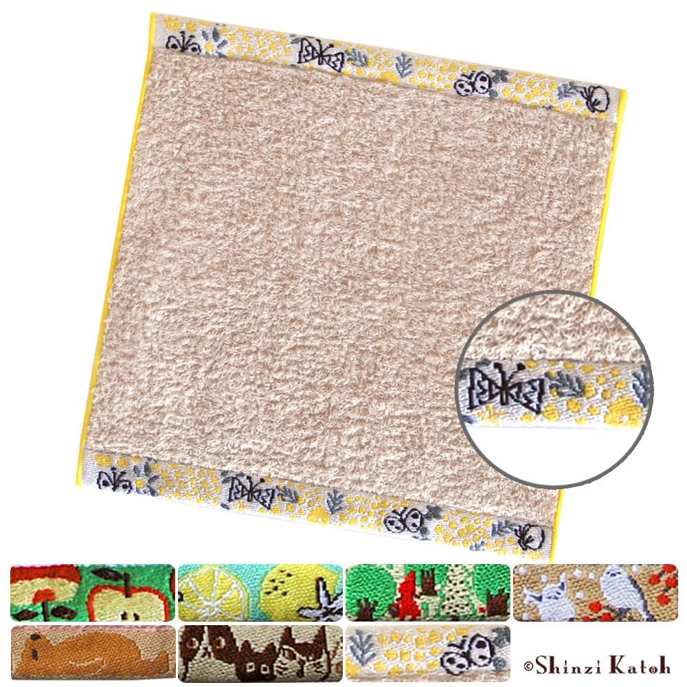 泉州タオル タオルハンカチ プレゼント レディース 女性 ミモザ 猫