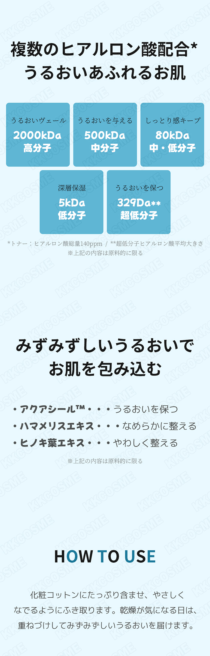 isntree イズエンツリー 超低分子ヒアルロン酸トナー 300ml 化粧水