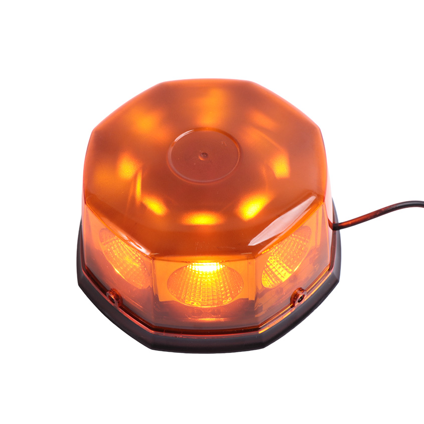 K'sガレージ 回転灯 LED オレンジ 車 トラック 12v 24v 兼用 警備 車両